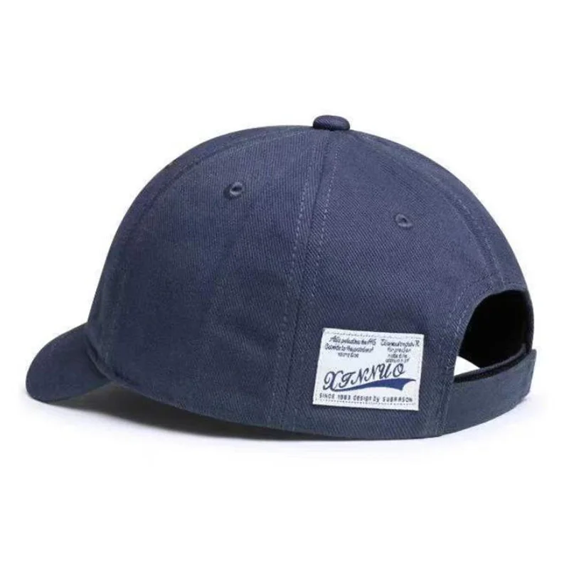 American-Style Short-Brim Baseball Cap, Japanese Style, Unisex, Versatile Small Brim, Fashionable Soft-Top Baseball Cap