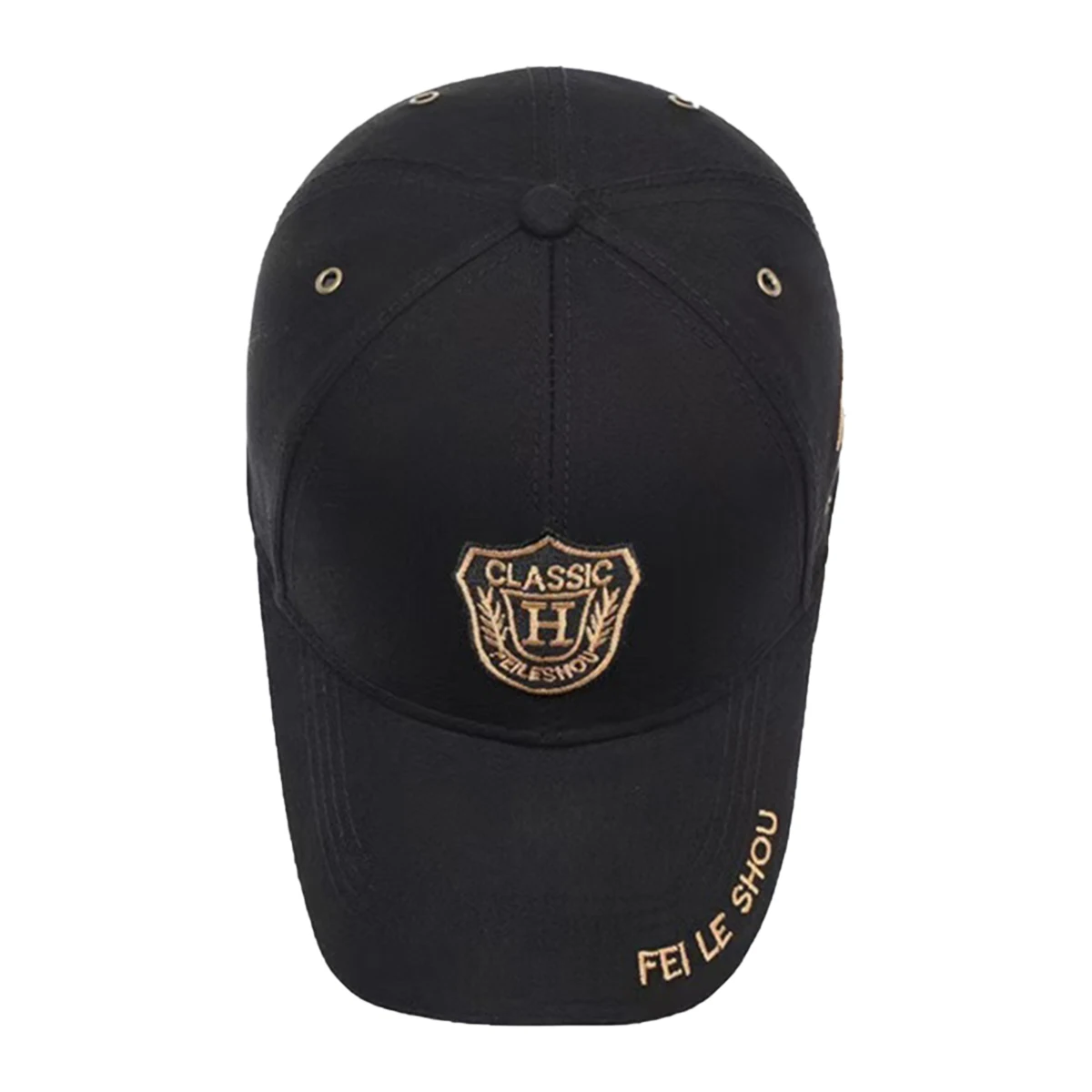 Unisex CLASSIC H FEILESHOU Letter Embroidery Baseball Caps Spring Autumn Outdoor Adjustable Casual Hats Sunscreen Hat Sports Cap