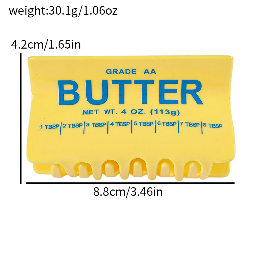 1PC Daily decorative headwear and hair accessories, gifts, casual and creative butter acrylic hair claws