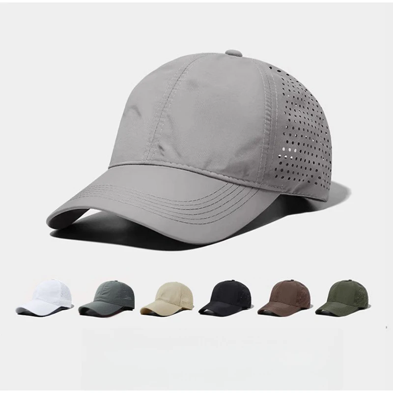 Big Head Plus Size Summer Baseball Cap Man Outdoors Cotton Large Men Mesh Quick-dry Snapback Hat XL Adult Unisex Baseball Cap