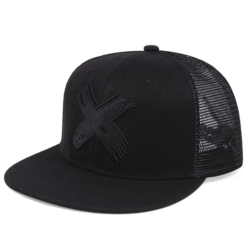 New Letter Embroidery Baseball Hats New Unisex Hip Hop Breathable Personal Sunshade Mesh Versatile Street Fashion Trucker Caps