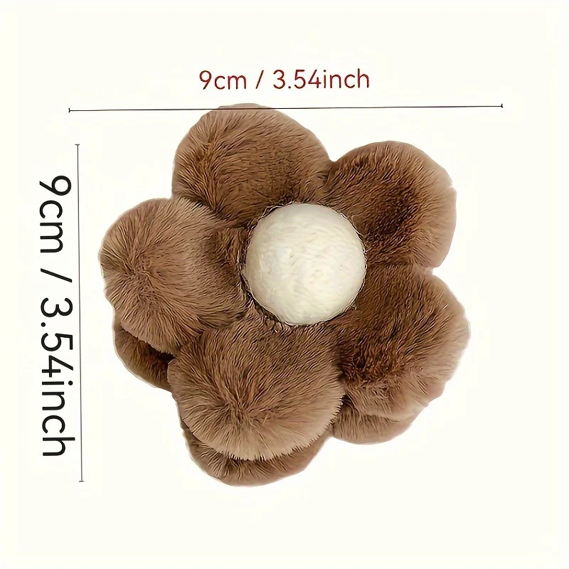 Autumn Winter New Solid Color Plush Grab Clip Hairpin Back Head Hair Shark Clip Girlfriends with Gentle Fashion Hair Accessories