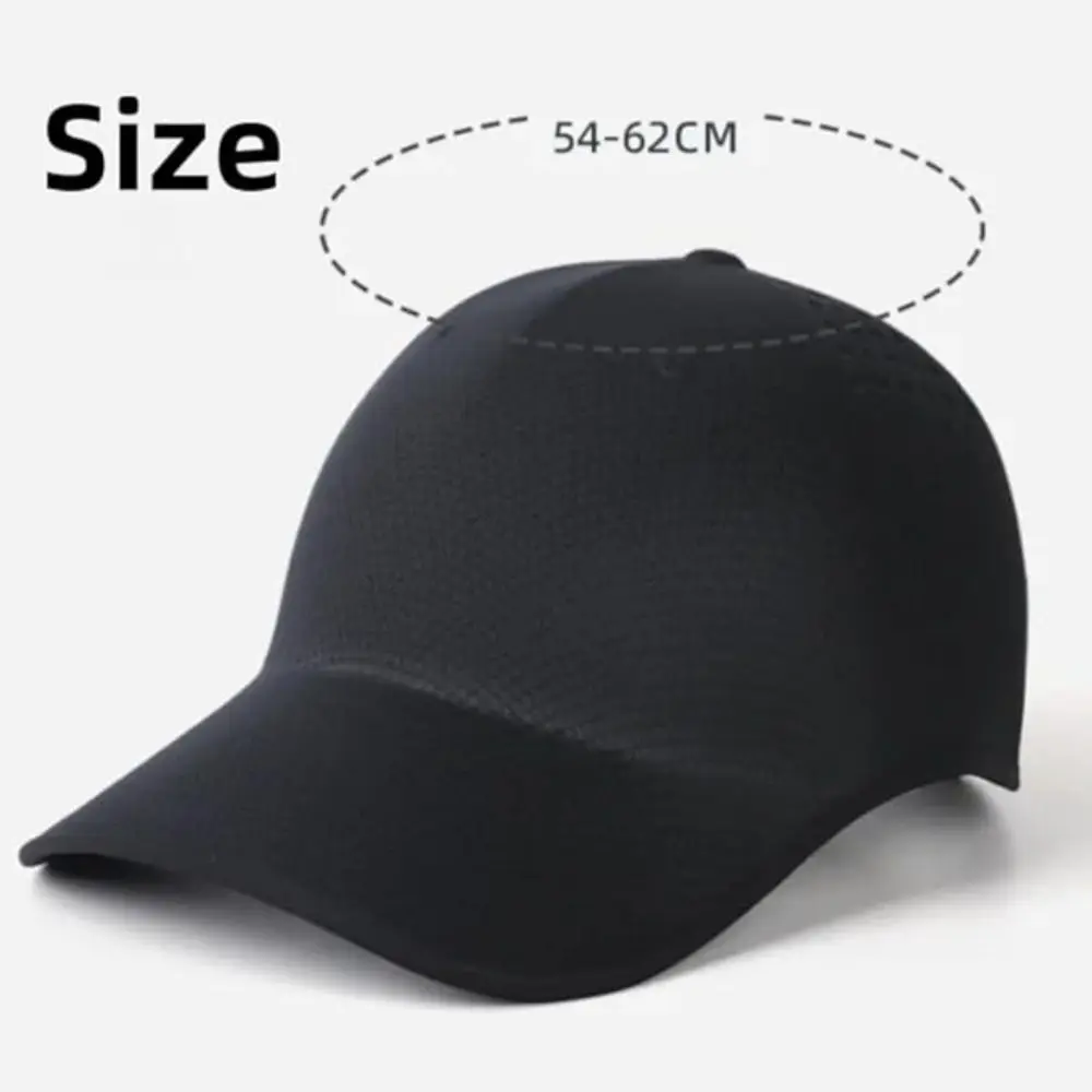 New Design Seamless Baseball Cap Packable Lightweight Sports Hat Quick Drying Breathable Visor Cap