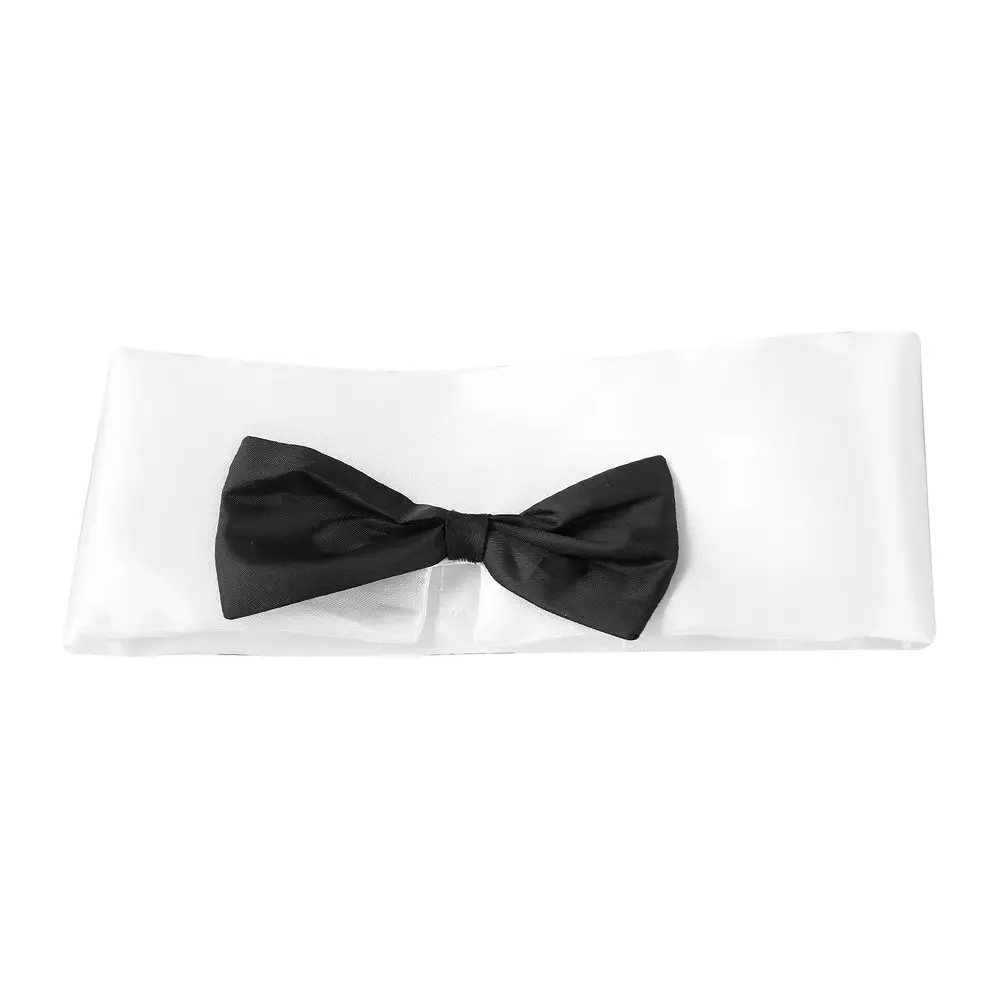 3Pcs/Set Fashion Gentleman Bow Tie Cuffs Set Business Designer Waiter Tuxedo Adjustable Cosplay Outfit for Men