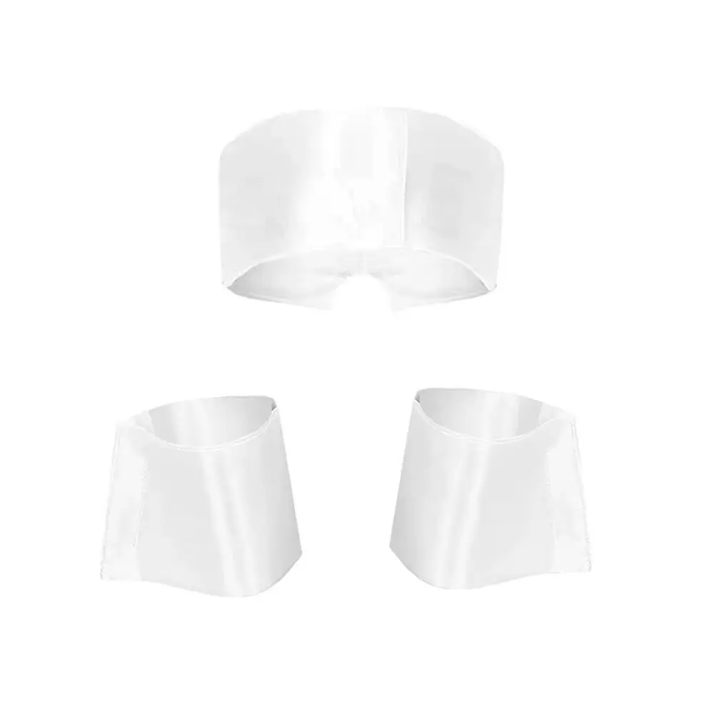 3Pcs/Set Fashion Gentleman Bow Tie Cuffs Set Business Designer Waiter Tuxedo Adjustable Cosplay Outfit for Men