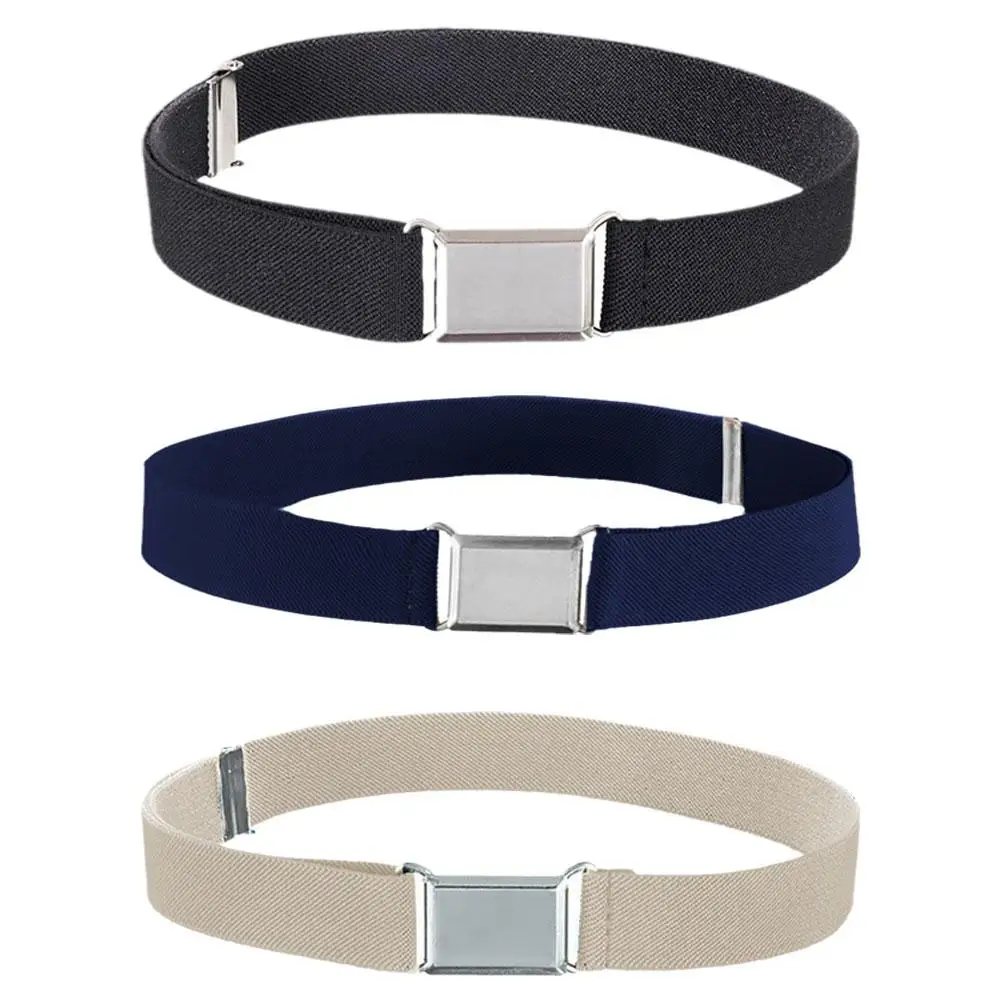Kids Adjustable Elastic Waist Belt For Boys Girls Stretchable Children's Solid Color Belt Universal Comfort Waistband 2026