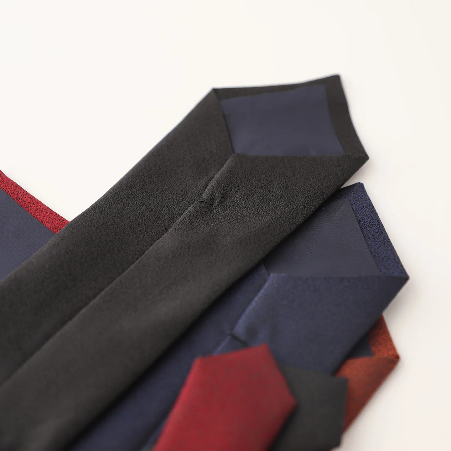 2026 New Fashion 8cm Solid Red Black Neck Ties For Men Polyester Jacquard Neckties Wedding Party Groom Tuxedo Accessories Gift