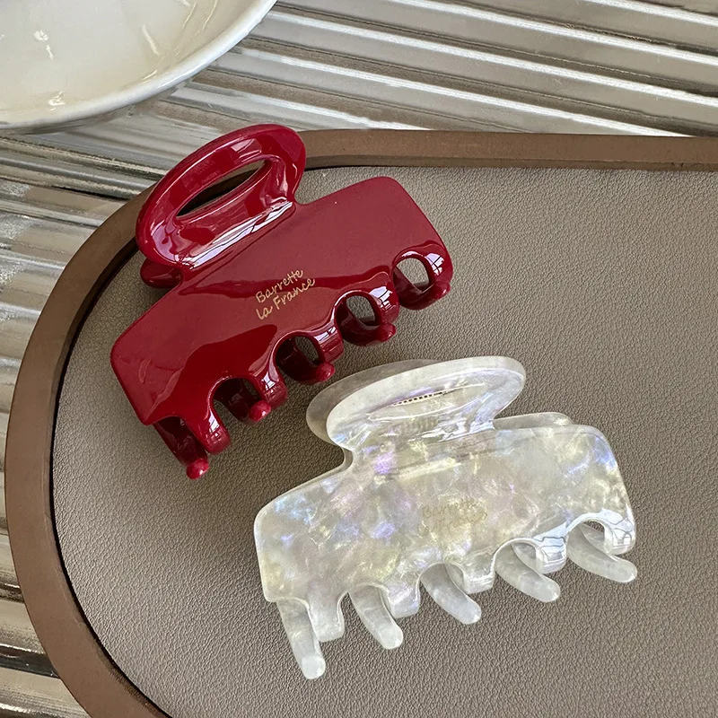Acetate French Hair Claw Clip Women Large Non-Slip Hairpin Updo Accessories for Thick Hair Styling