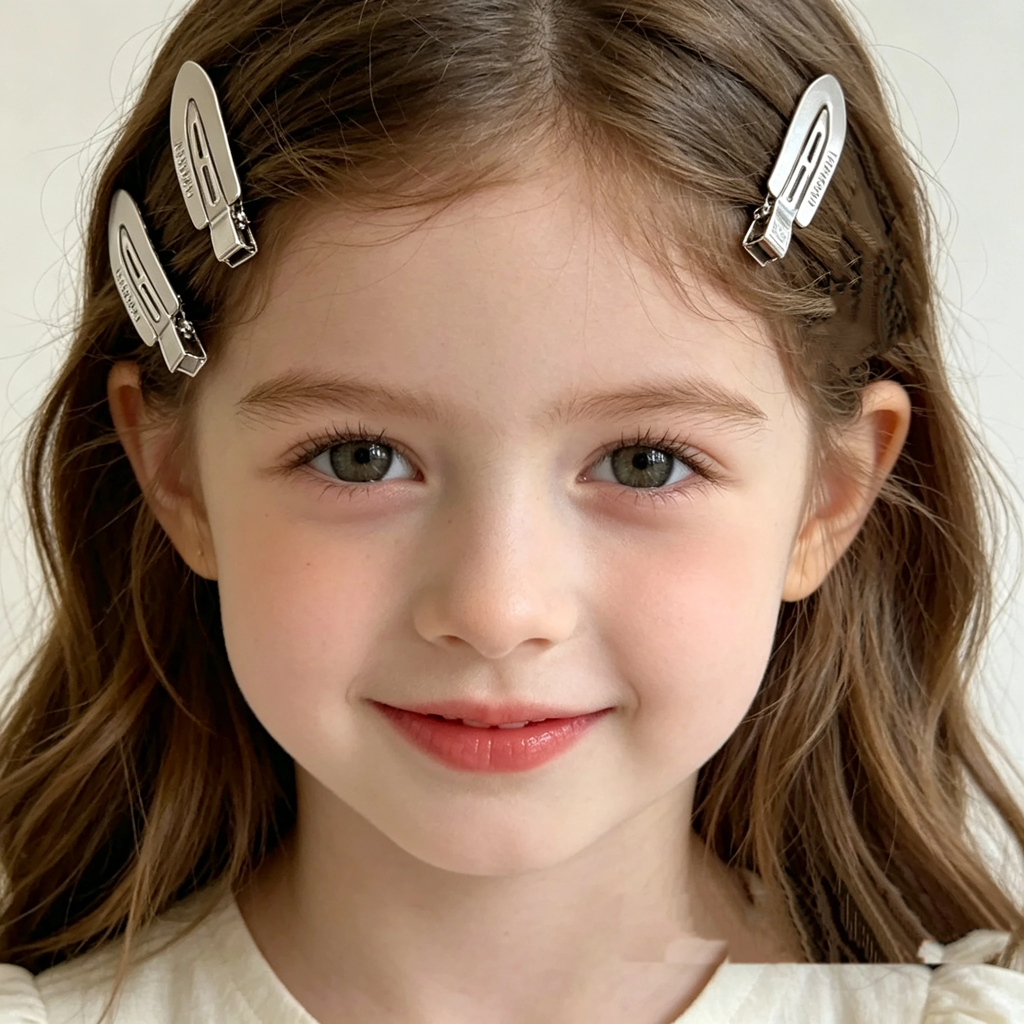 2/4/6/8Pcs Silver Metal No Bend Hair Clips Kids Girls Women Styling Barrettes Makeup Hairpins Salon Daily Hair Accessories
