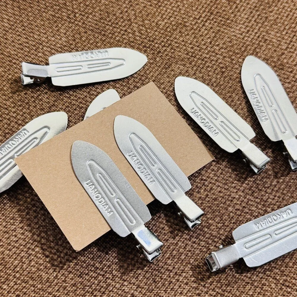 2/4/6/8Pcs Silver Metal No Bend Hair Clips Kids Girls Women Styling Barrettes Makeup Hairpins Salon Daily Hair Accessories