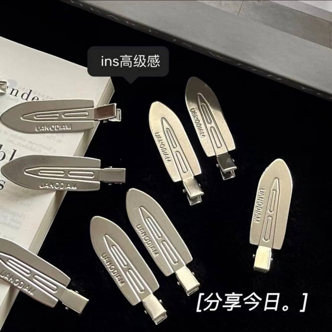 2/4/6/8Pcs Silver Metal No Bend Hair Clips Kids Girls Women Styling Barrettes Makeup Hairpins Salon Daily Hair Accessories