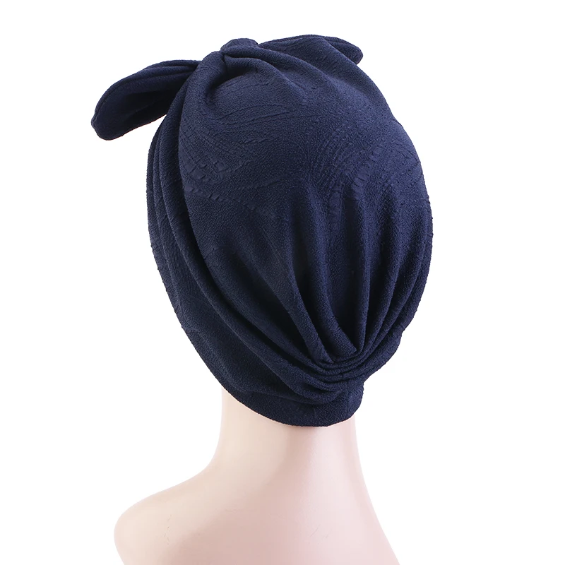 New Head Scarf for Muslim Women bow Print Turban Bonnet Hijab Caps Inner Hijabs Femme Musulman Arab Wrap Turbantes