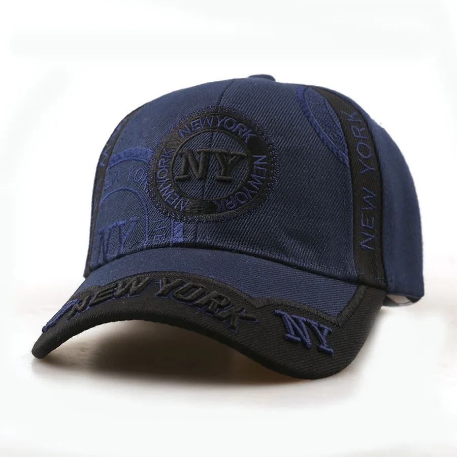 Embroidered Three-Dimensional New York NY Color-Matching Baseball Cap, Suitable for Both Men and Women. Multi-Color Sports Hat.