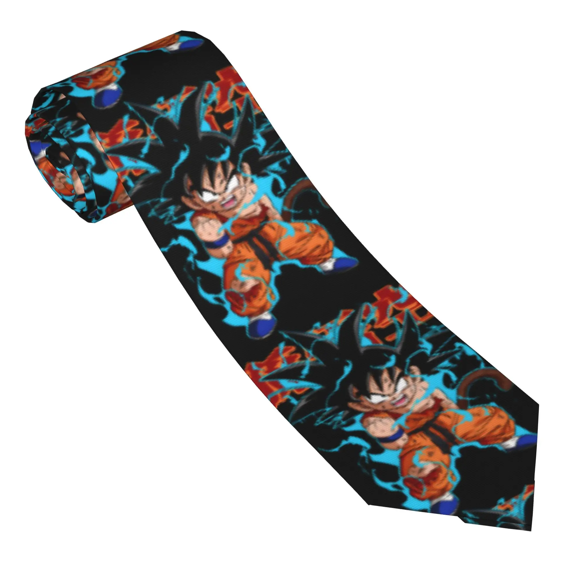 Dragons Balls Tie Son Goku Wedding Party Neck Ties Cute Funny Neck Tie For Male Custom DIY Collar Tie Necktie Gift Idea