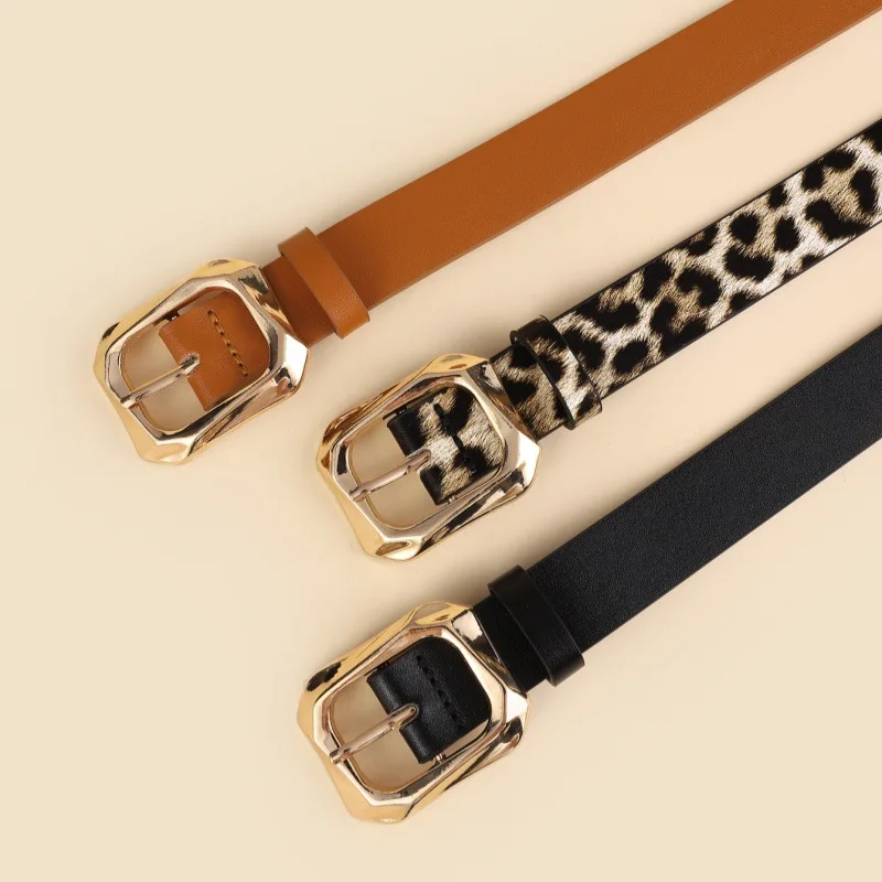 Fashionable Women's Trendy Buckle Belt—Versatile for Everyday Wear Loose Simple Casual Instagram-Style Denim Belts