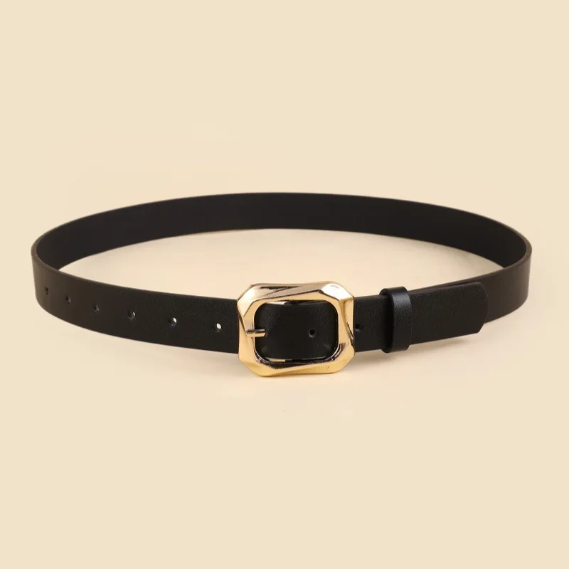 Fashionable Women's Trendy Buckle Belt—Versatile for Everyday Wear Loose Simple Casual Instagram-Style Denim Belts