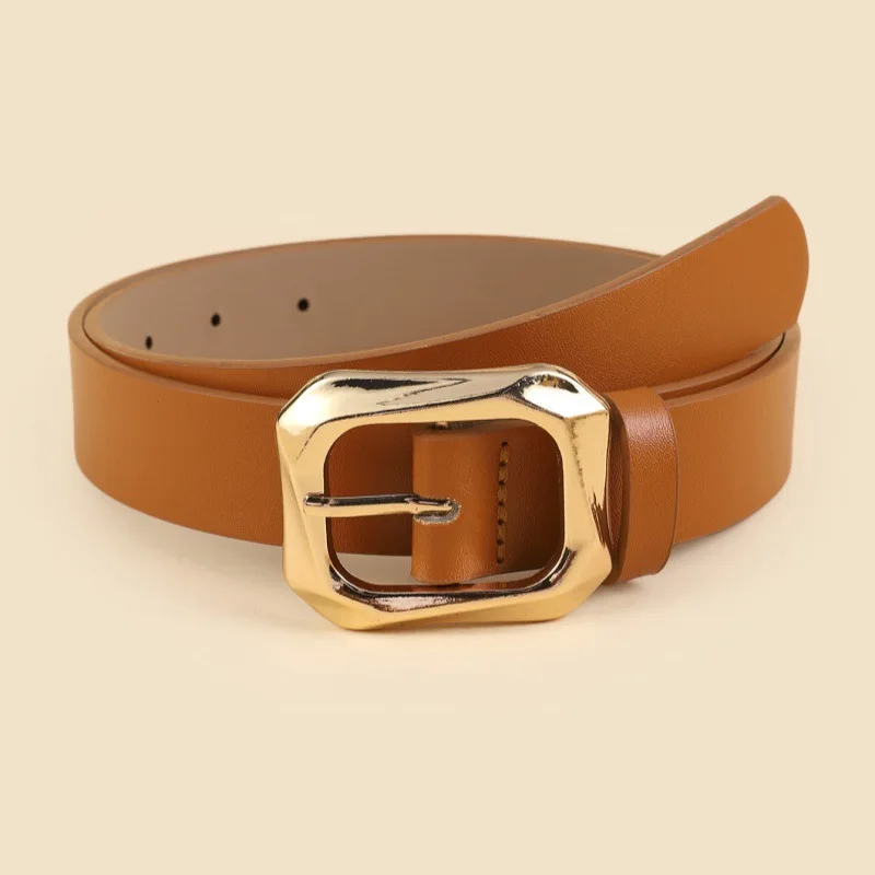 Fashionable Women's Trendy Buckle Belt—Versatile for Everyday Wear Loose Simple Casual Instagram-Style Denim Belts