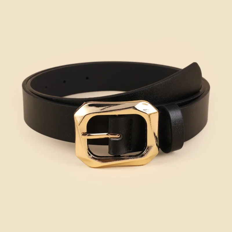 Fashionable Women's Trendy Buckle Belt—Versatile for Everyday Wear Loose Simple Casual Instagram-Style Denim Belts