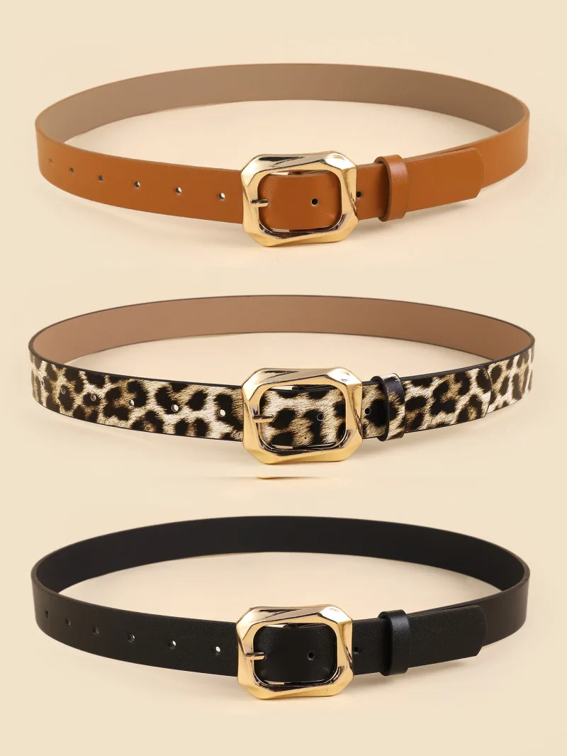 Fashionable Women's Trendy Buckle Belt—Versatile for Everyday Wear Loose Simple Casual Instagram-Style Denim Belts