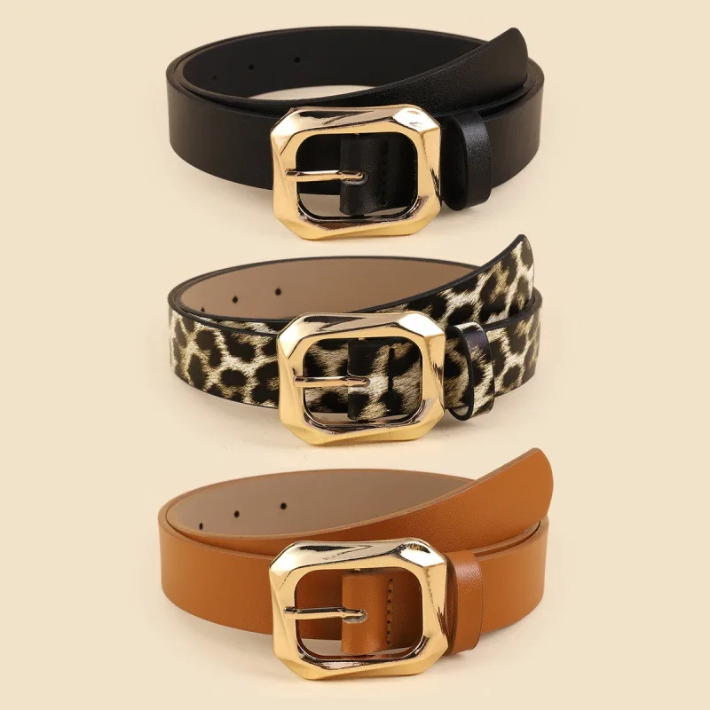 Fashionable Women's Trendy Buckle Belt—Versatile for Everyday Wear Loose Simple Casual Instagram-Style Denim Belts