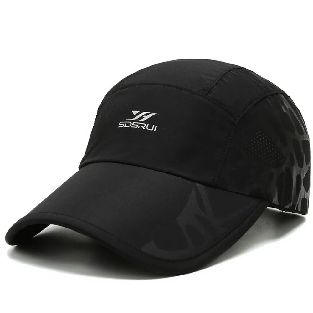 Adjustable Summer Baseball Cap Korean Style Breathable Quick Dry Cap Casual Solid Color Sun Protection Caps Outdoor Sports