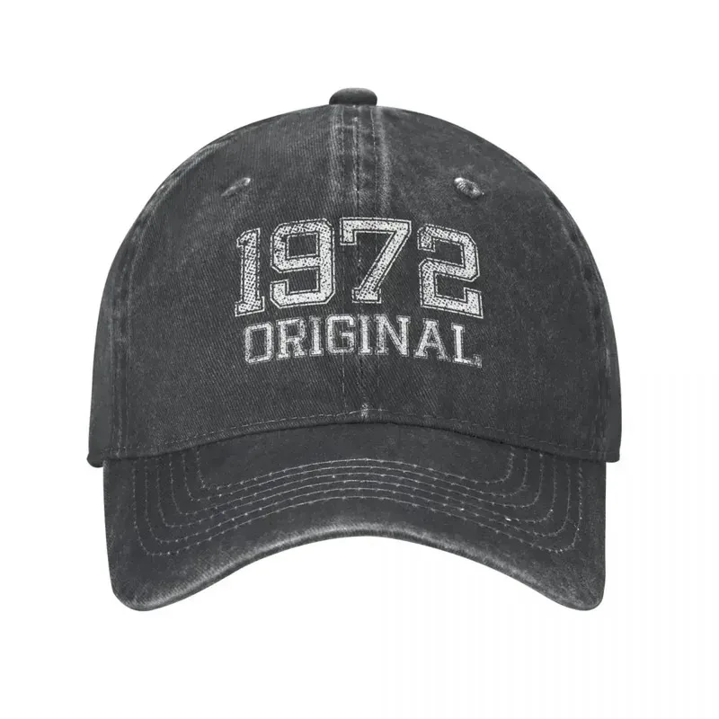 Made In 1972 Original Vintage Unisex Style Baseball Cap Dad Father 50 Years Old Distressed Caps Hat Vintage Snapback Hat