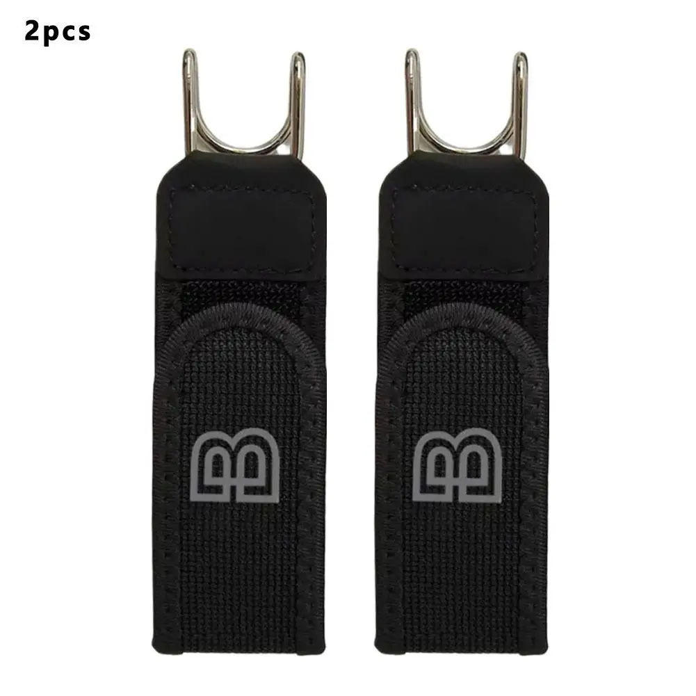 Buckleless Elastic Waist Belt With Metal Hook Unisex Adjustable Stretch Belt For Casual Wear Lightweight Travel Accessory 1/2Pcs