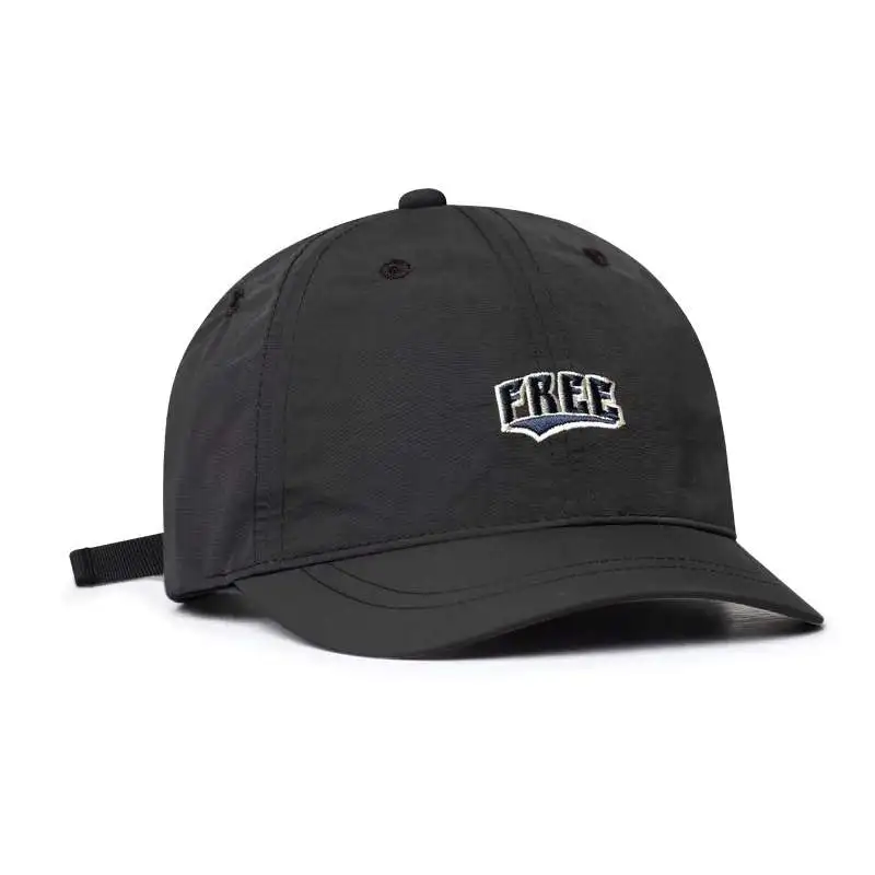 Mondale Color Embroidered FREE Quick-Drying Short-Brimmed Baseball Cap Suitable for Jogging and Outdoor Activities