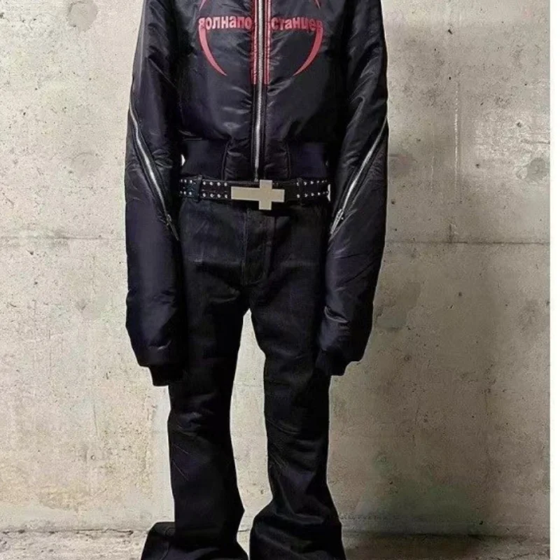 Subculture Punk Studded Cross Belt Burst Pattern Hip Hop Street Style Men's Rock Party Music Festival Gothic Street Accessories