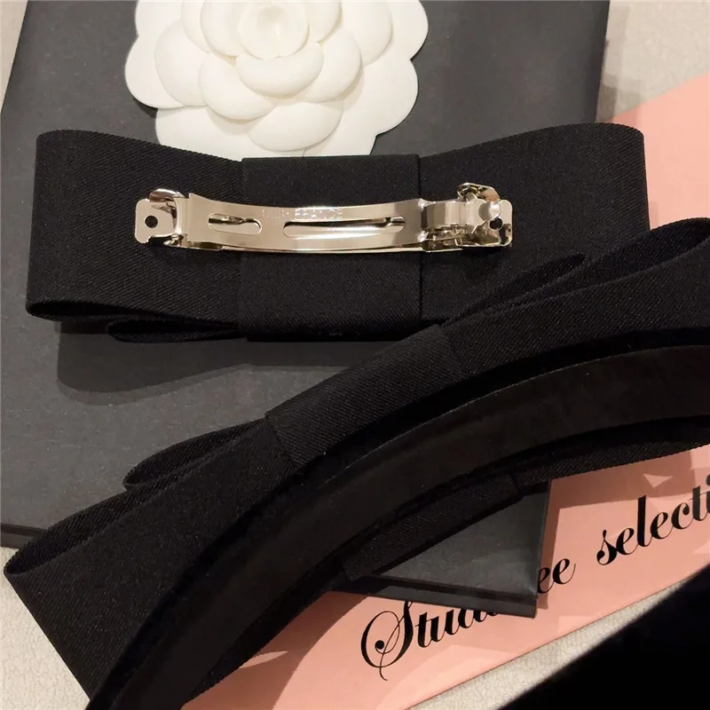 Korean Fashion Fabric Bow HairBand Luxulry Crystal Rhinestone Hair Clips Bridal Headband Hair Accessories for Girls Women