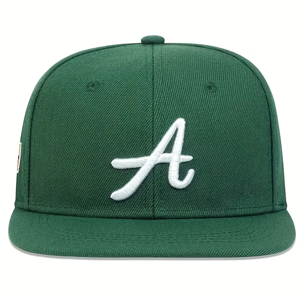 Casual hip-hop punk letter embroidered flat-brimmed baseball cap, sun protection and breathable, ideal for gift-giving