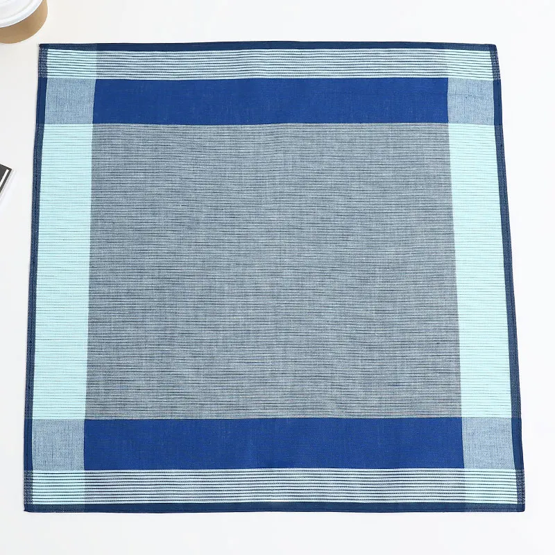 3 Packs of Men's Handkerchiefs, Cotton Yarn-Dyed Plaid Handkerchiefs, Soft and Comfortable Sweat-Wiping Handkerchiefs, Gentleman Flap Pocket Pants Squares, Groom's Gifts, Great Gifts, Wedding Supplies