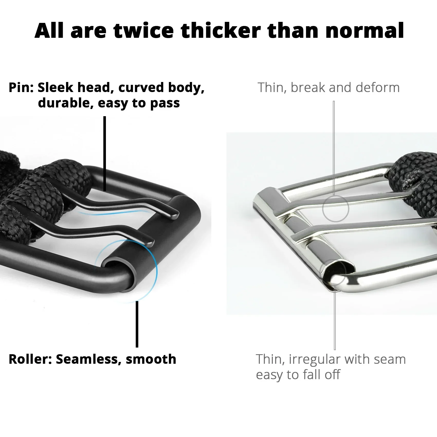 New Men Breathable Nylon Fabric Belt outdoor sport Belt Pin Buckle Trousers Jeans Belt