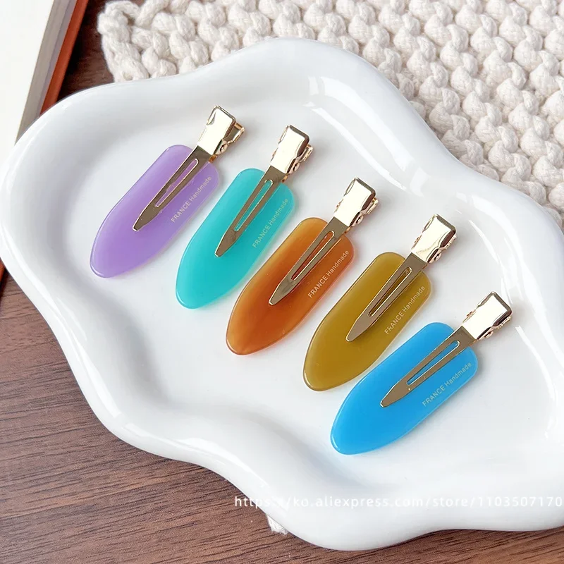 South Korea France traceless makeup clip, small size, simple bangs clip, French versatile side clip, skateboard clip