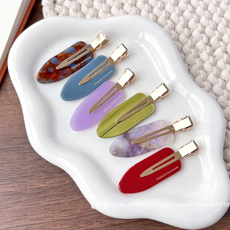 South Korea France traceless makeup clip, small size, simple bangs clip, French versatile side clip, skateboard clip