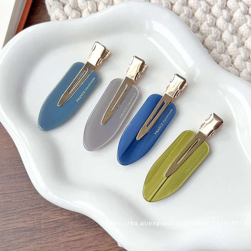 South Korea France traceless makeup clip, small size, simple bangs clip, French versatile side clip, skateboard clip