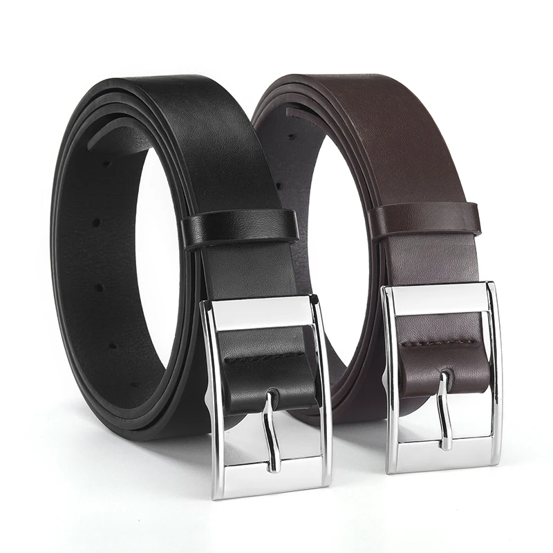 New Fashion Men's Metal Pin Buckle Belt Leisure Business Accessory Designer Belt,For Jeans Waist Strap Plus Size,For Ideal Gifts