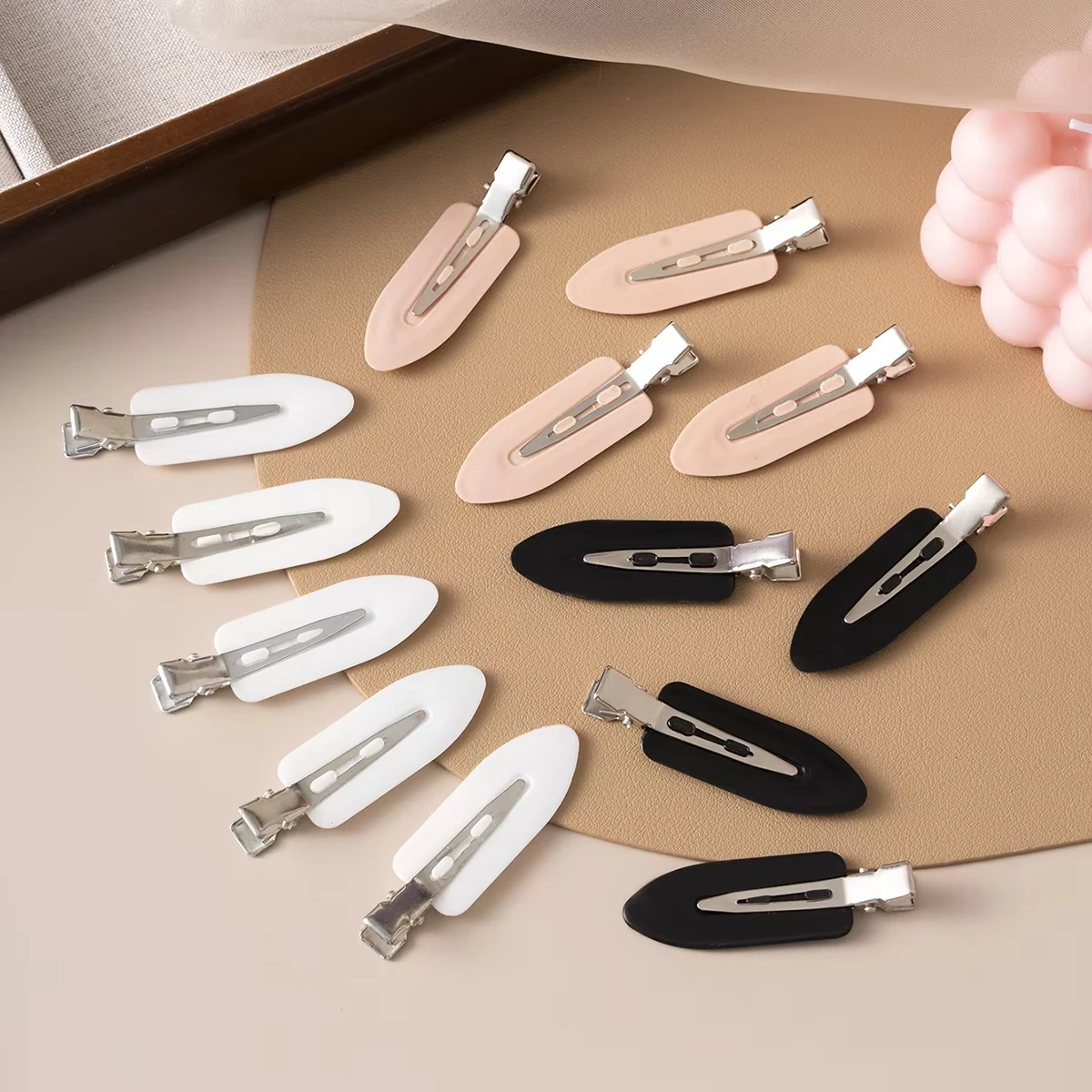 New 10Pcs/set No Bend Seamless Hair Clips Women Side Bangs Barrette Makeup Washing Face Accessories Girls Styling Hairpins