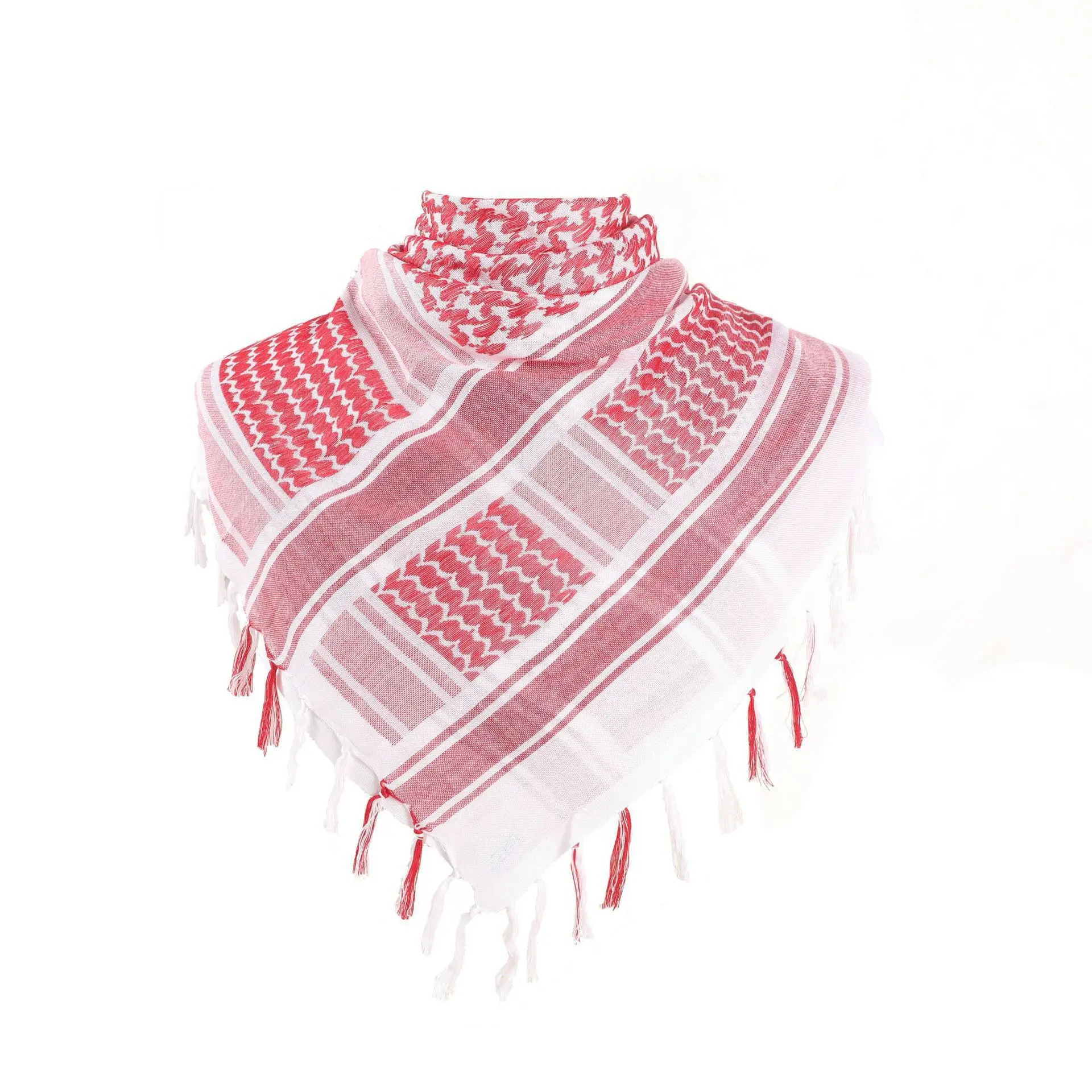 Cotton Wild Desert Scarf Neck Neck Men's and Women's Arabic Fringed Scarf Desert Wrap