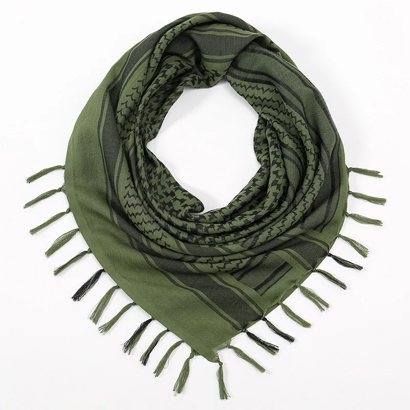 Cotton Wild Desert Scarf Neck Neck Men's and Women's Arabic Fringed Scarf Desert Wrap