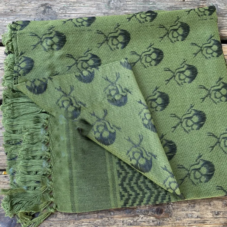 Cotton Wild Desert Scarf Neck Neck Men's and Women's Arabic Fringed Scarf Desert Wrap
