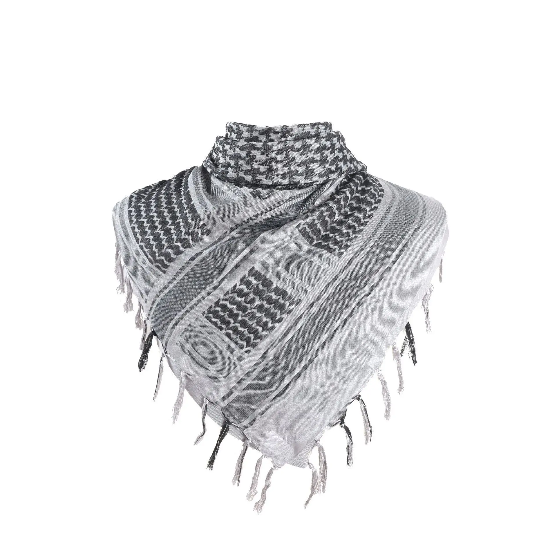 Cotton Wild Desert Scarf Neck Neck Men's and Women's Arabic Fringed Scarf Desert Wrap