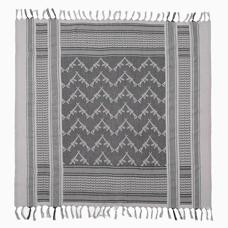 Cotton Wild Desert Scarf Neck Neck Men's and Women's Arabic Fringed Scarf Desert Wrap