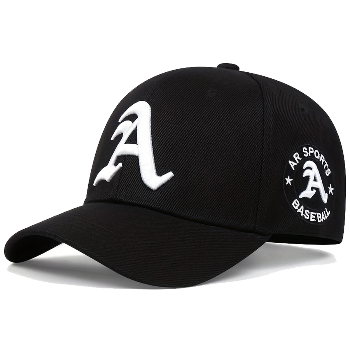 Unisex Gothic Letter A Embroidery Baseball Caps Spring And Autumn Outdoor Adjustable Casual Hats Sunscreen Hat