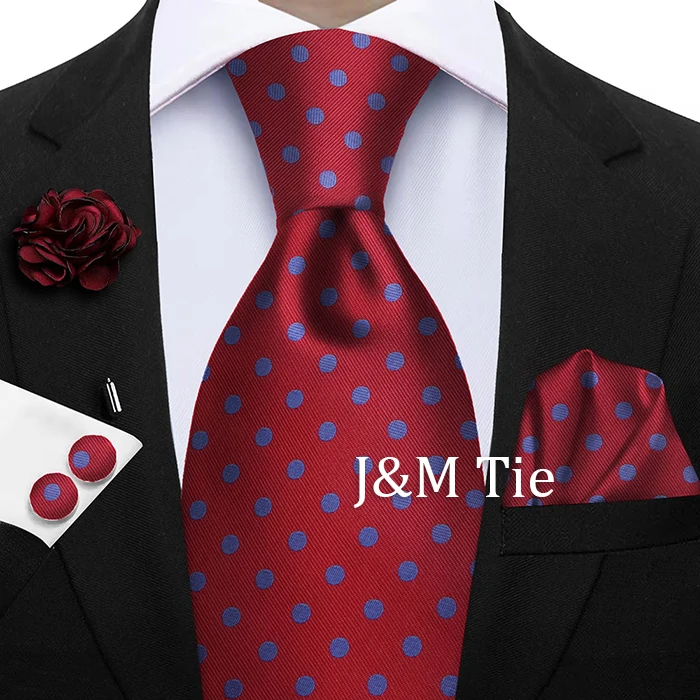 Luxury Mens Purple Yellow Grey Ties Floral Ties Plaid Striped NeckTie Pocket Square Cufflinks Brooch Set Men's Wedding Party Tie