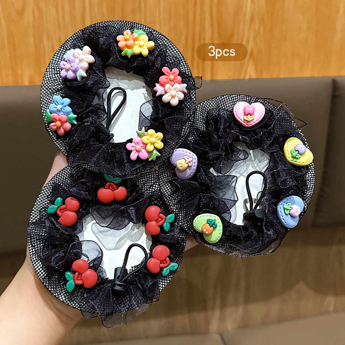 3 Dance Hairnets, Coils, Bags, Ballet Hair Styling Tools, Hair Accessories