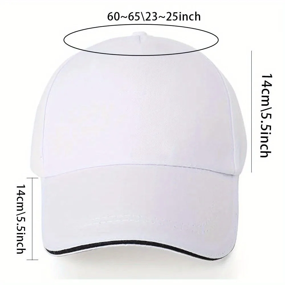 1pc Lightweight Unisex Baseball Cap | Adjustable Strap, Breathable, Quick-Drying | Perfect For Outdoor Sports And Travel