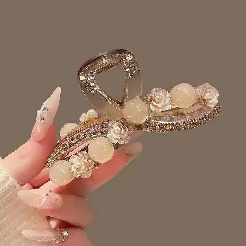 Exquisite And Versatile Flower Clip Fashionable Hair Accessories For Women