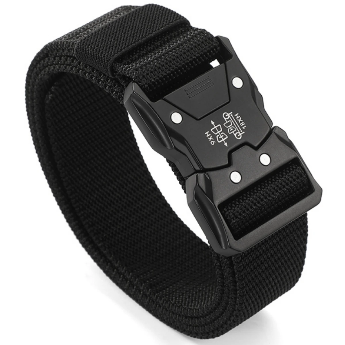 1pcs Versatile Men's Tactical Belts - Durable, Adjustable Design - for Outdoor Hunting & Sports Enthusiasts Men Belt