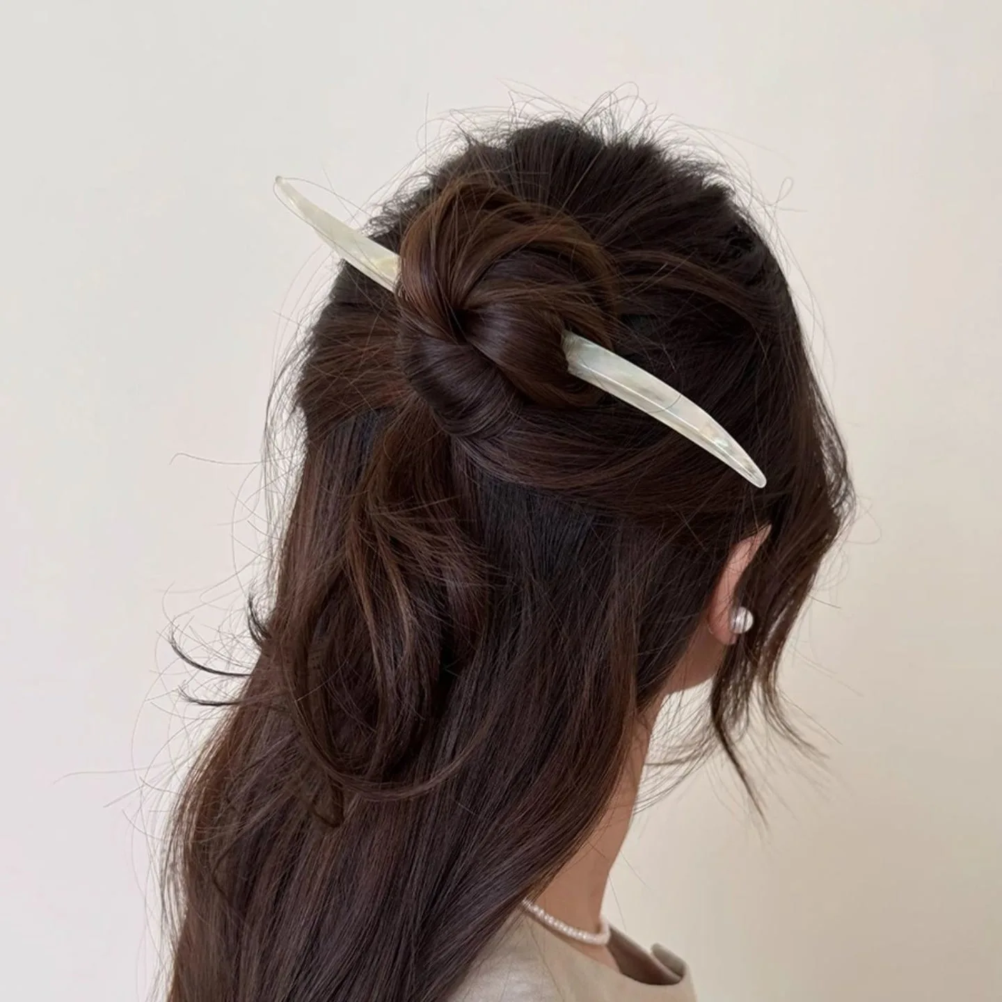 Elegant Acetate Hair Clips Sticks Hairpins Women Girls Hair Barrettes Pins Hair Fork Hair Accessories DIY Vintage Chinese Style